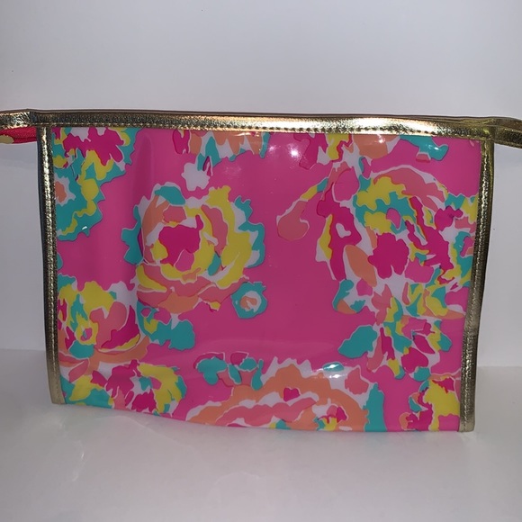 Lilly Pulitzer X Estée Lauder Pink Makeup Bag - Picture 5 of 13